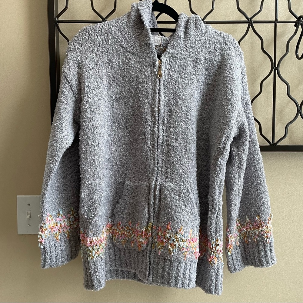 POL hooded zip up sweater, size L NWOT